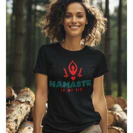 Namaste är min Bed Yoga Tshirt T Shirt