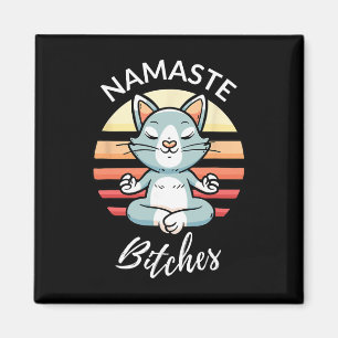 Namaste Är Sarcastic Yoga Rolig Meditation Yogi Oh Magnet