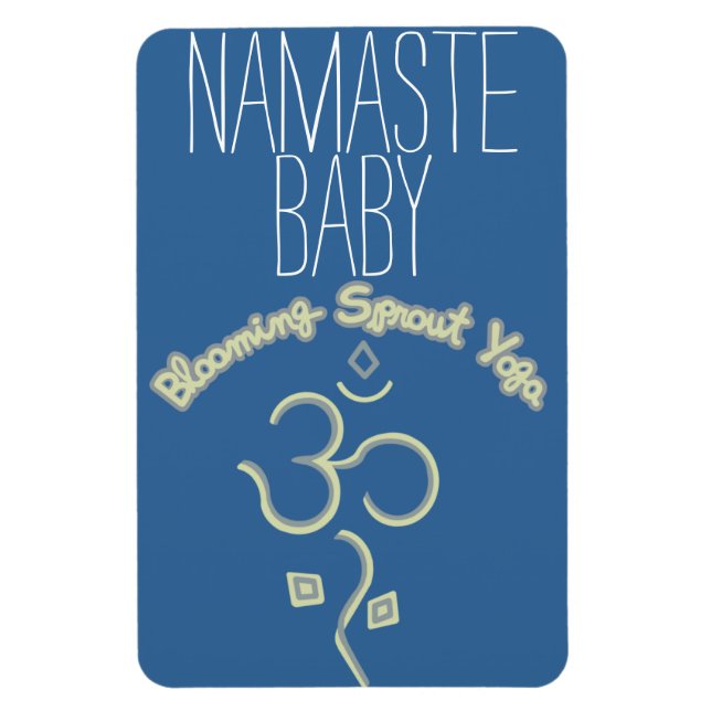 Namaste Baby-bildomän Magnet (Vertikal)