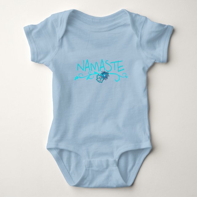 Namaste - Baby Yoga-kläder Tee (Framsida)