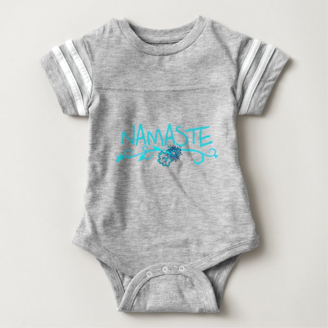 Namaste - Baby Yoga-kläder Tee (Framsida)