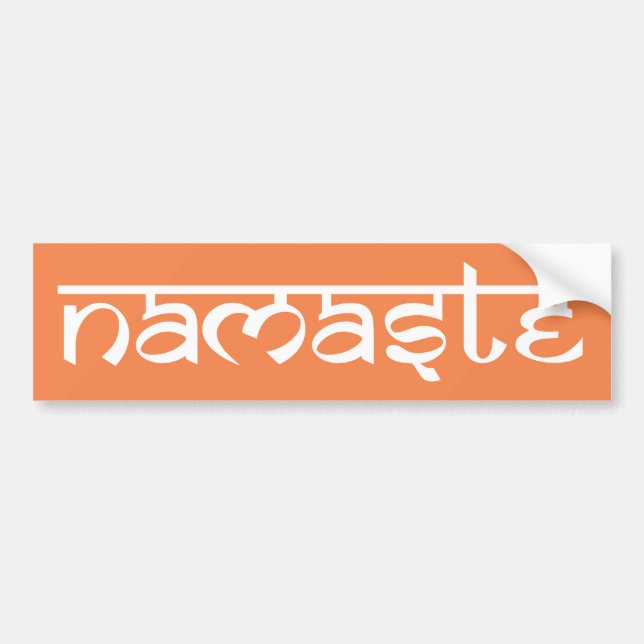 Namaste bildekal (Framsidan)
