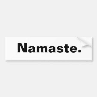 Namaste. Bildekal