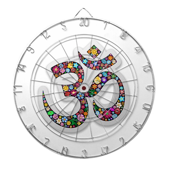 Namaste Blommig Symbol Konst Piltavla (Framsidan)