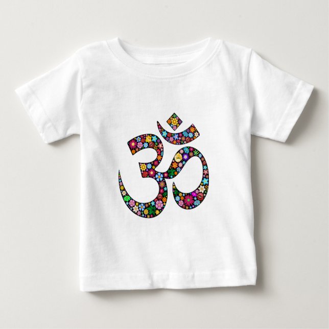 Namaste Blommig Symbol Konst Tröja (Framsida)