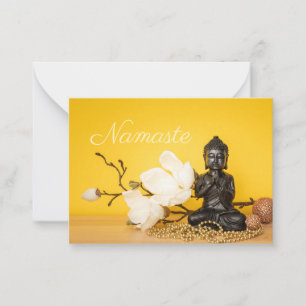 Namaste Buddha Anteckningskort