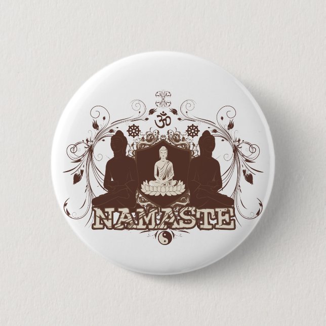 Namaste Buddha Knapp (Framsida)