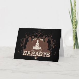 Namaste Buddha Kort