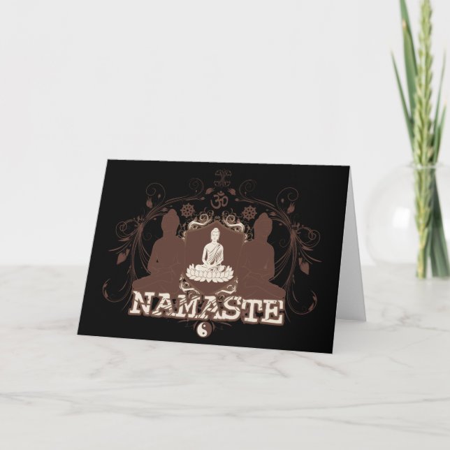 Namaste Buddha Kort (Framsida)
