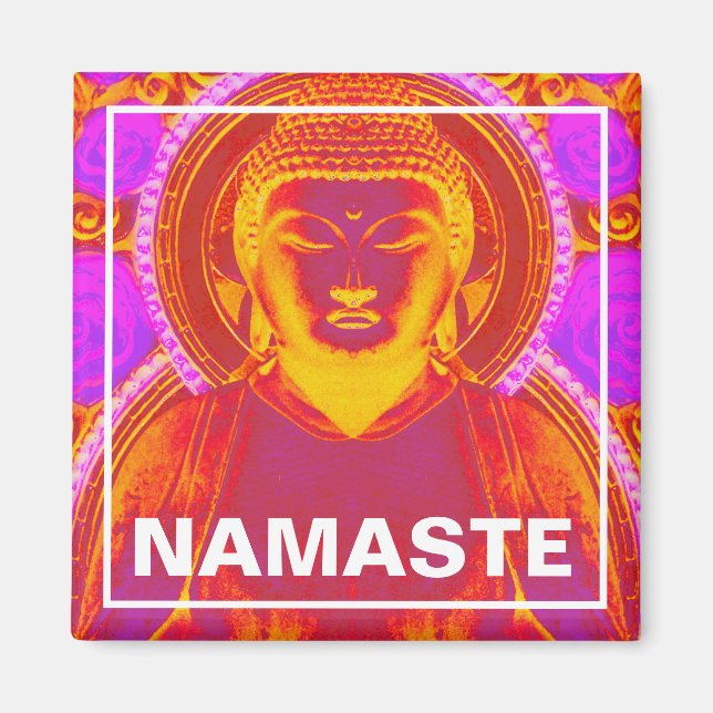 Namaste Buddha Magnet (Framsidan)