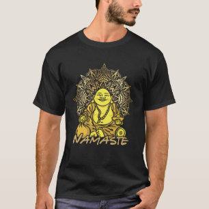 Namaste Buddha Meditation Andliga Människor Yoga I T Shirt