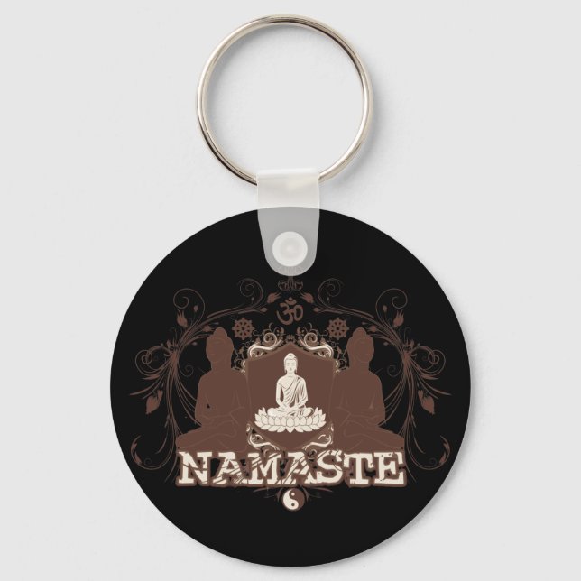 Namaste Buddha Nyckelring (Framsida)