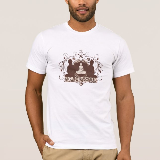 Namaste Buddha Tee Shirt (Framsida)