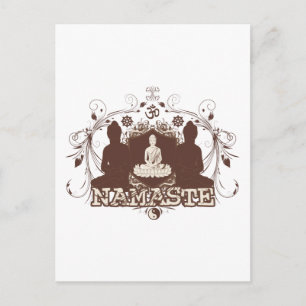 Namaste Buddha Vykort
