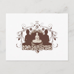 Namaste Buddha Vykort