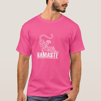 Namaste Cat Yoga Gift Meditation Yoga Älskare T Shirt