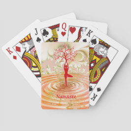 Namaste citat Livets träd Zen Yoga Casinokort