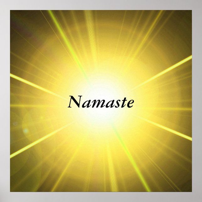 'Namaste'-citat Poster (Framsidan)