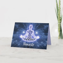 Namaste citat Tack Yoga Meditation Metaphysic Kort