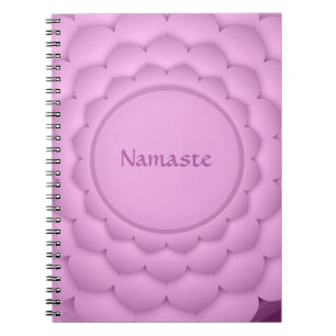 Namaste citat Violet Krona Chakra Chi Andlig Anteckningsbok