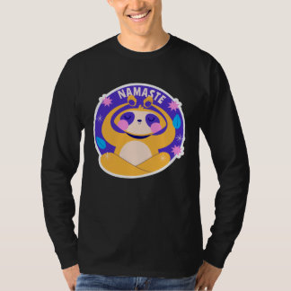 Namaste Cute Yoga Cat Premium T Shirt