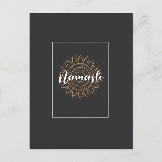 namaste design T-Shirt Vykort (Framsida)