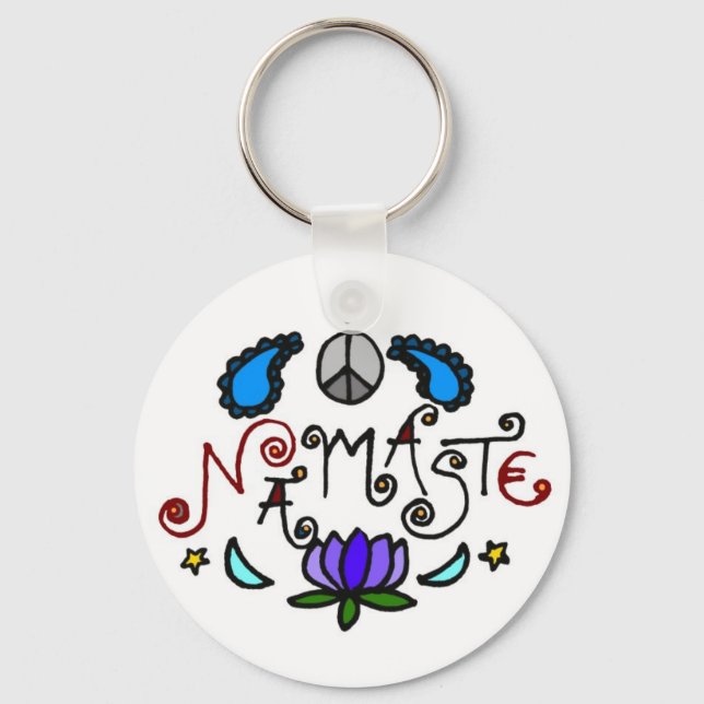 Namaste Doodles Nyckelring (Framsida)