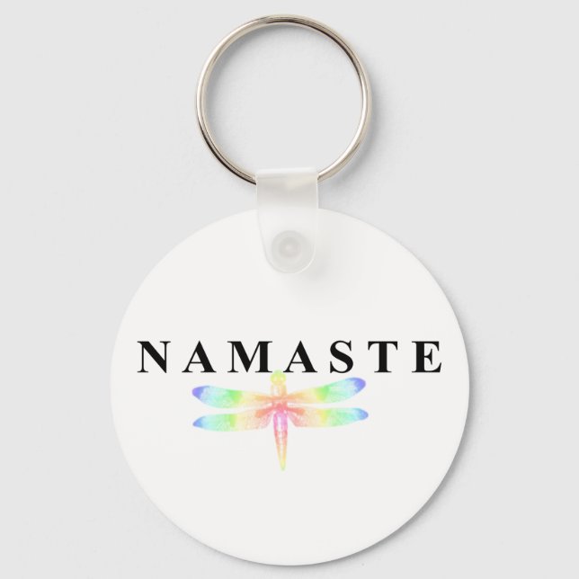 Namaste Dragonfly Nyckelring (Framsida)