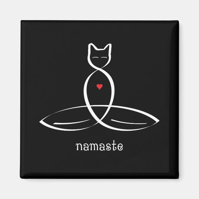 Namaste - Finare stil. Magnet (Framsidan)