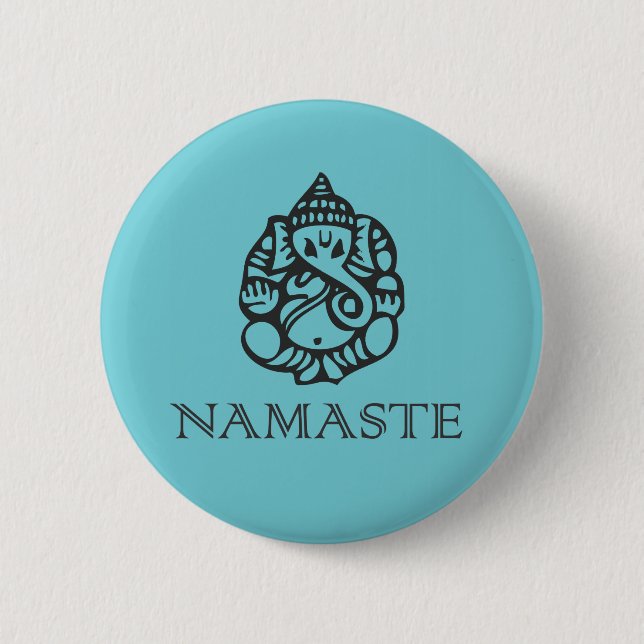 Namaste Ganesh emblem Knapp (Framsida)