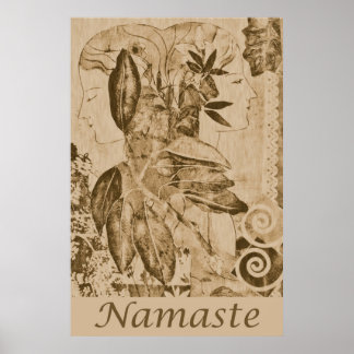 Namaste Goddesses Lithograph 24 tum x 36 tum Poste Poster