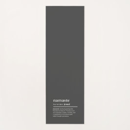 Namaste Grått Black Simple Modern Dictionary