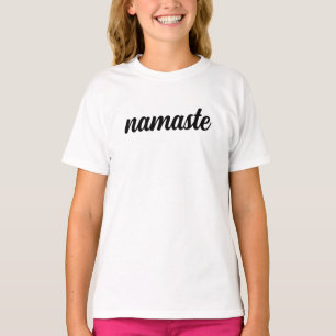 Namaste Hälsning Andlig-mediteter T Shirt