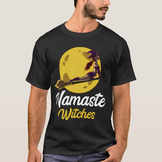 Namaste Häxor T Shirt (Framsida)