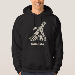 Namaste Hund Yoga Hoodie