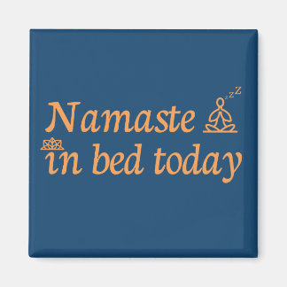 Namaste i Bed Magnet