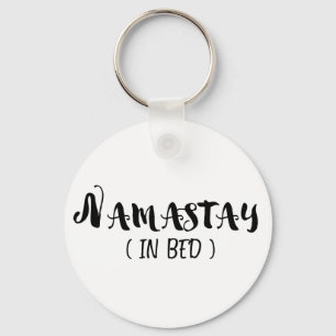Namaste i Bed Nyckelring