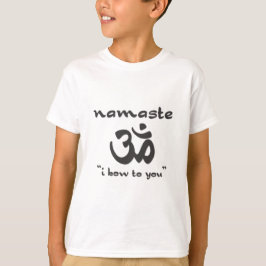Namaste - jag böjer mig för dig tee shirt