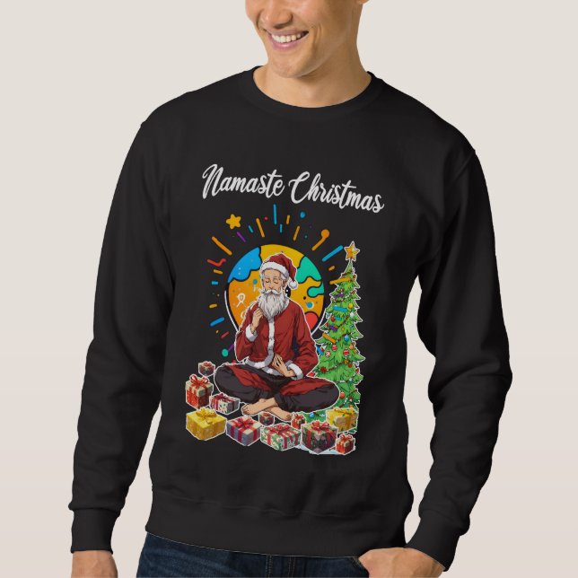 Namaste jul lång ärmad tröja (Framsida)
