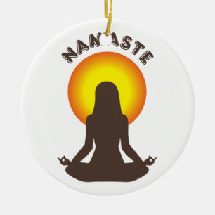 Namaste Julgransprydnad Keramik