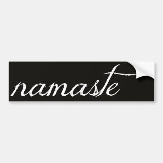 Namaste-klistermärke Bildekal