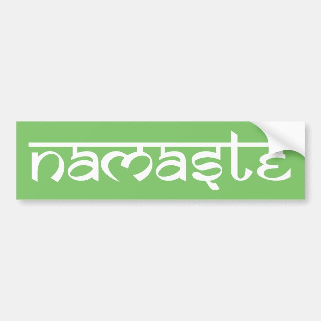 Namaste-klistermärke Bildekal (Framsidan)