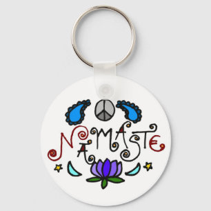 Namaste klotter nyckelring