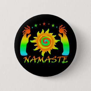 Namaste knäppas knapp