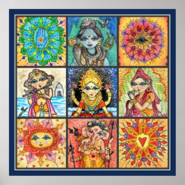 Namaste kollage poster