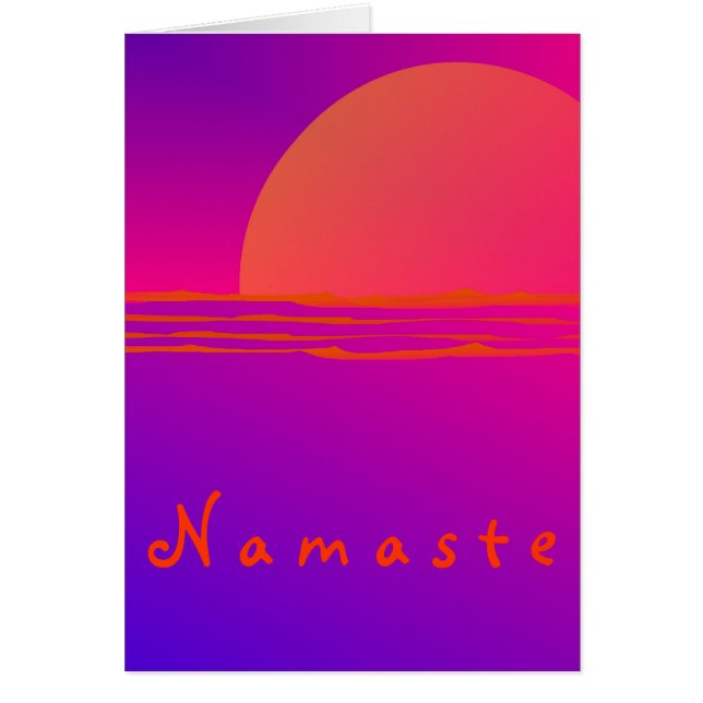 Namaste kort (Framsidan)