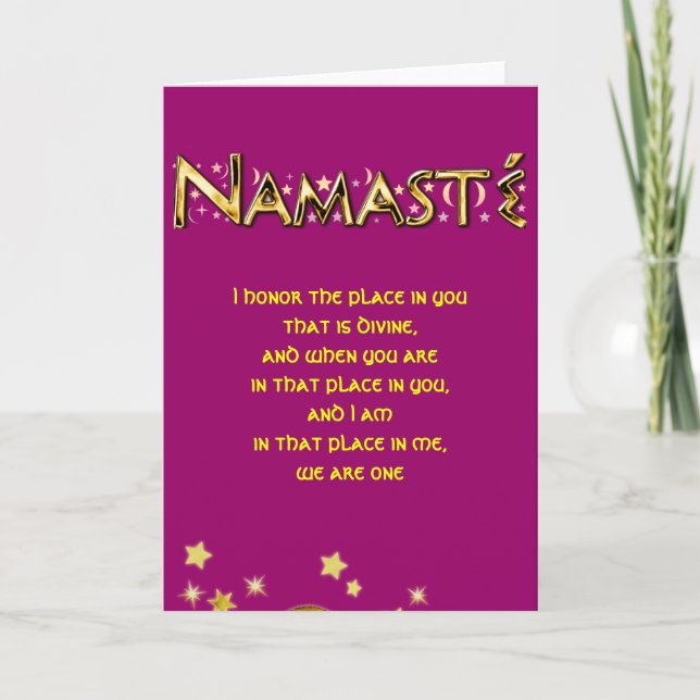 Namasté Kort (Framsida)