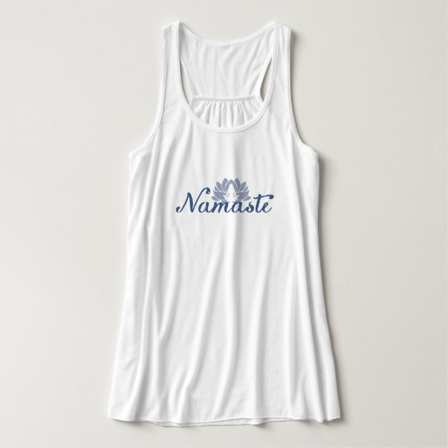 Namaste Linne Med Racerback (Design framsida)