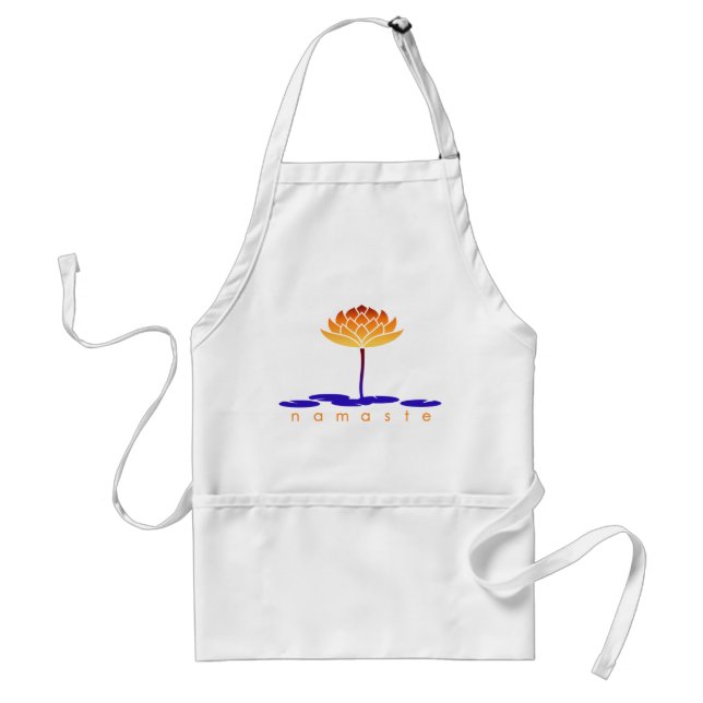 Namaste Lotus Apron Förkläde (Framsidan)