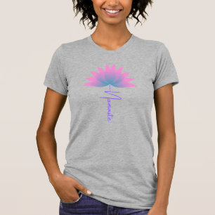 Namaste lotus-blomma t shirt